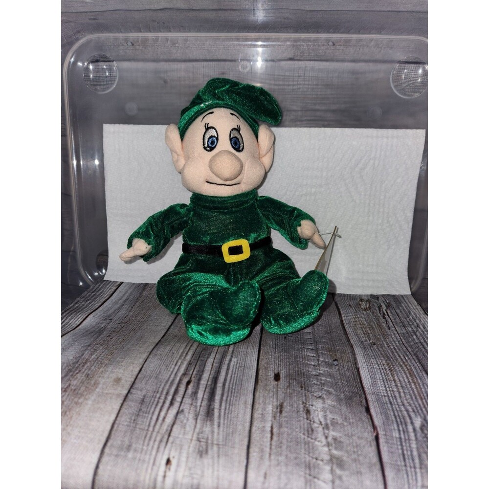 The Disney Store Mini Bean Bag Dopey Dwarf From Snow White Once Pine Scented